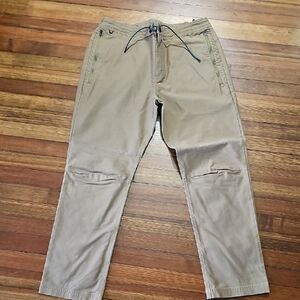 Roark Tan Chinos with Drawstring